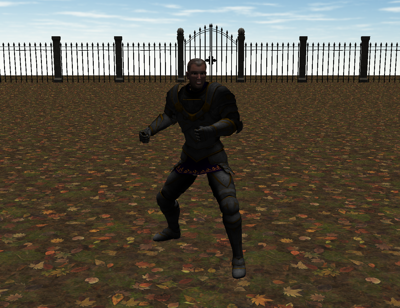 Knight model in my Game Engine